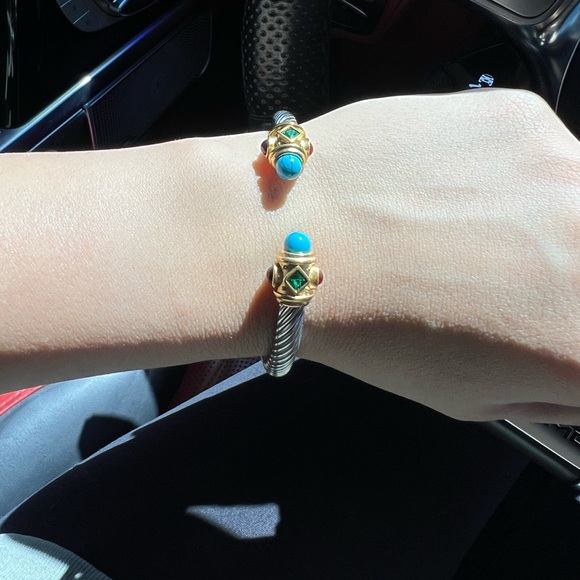 Twisted Stainless Steel Bracelet - Picture 5 of 6